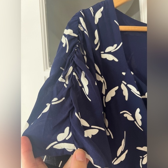 Anthropologie Maeve Fern Ruched Dress - size 8 - Picture 5 of 13